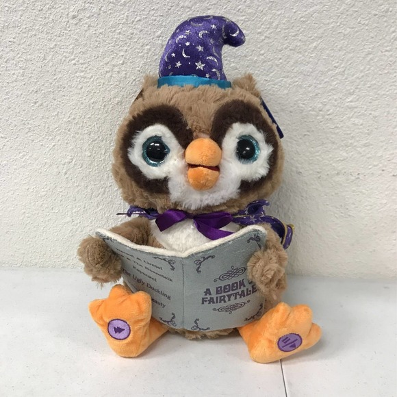 Cuddle Barn Octavius The Storytelling Owl 12" Animated Stuffed Animal Pl… - Picture 3 of 3